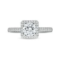 1.25 CT. T.W. Certified Canadian Diamond Square Frame Engagement Ring in 14K White Gold (I/I1)|Peoples Jewellers