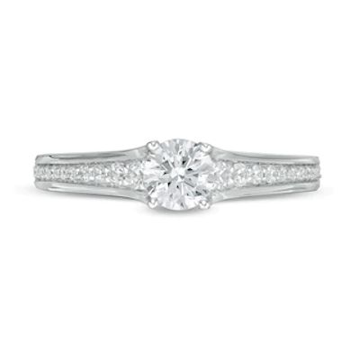 Peoples Private Collection 0.75 CT. T.W. Certified Diamond Engagement Ring in 14K Gold (F/I1)|Peoples Jewellers