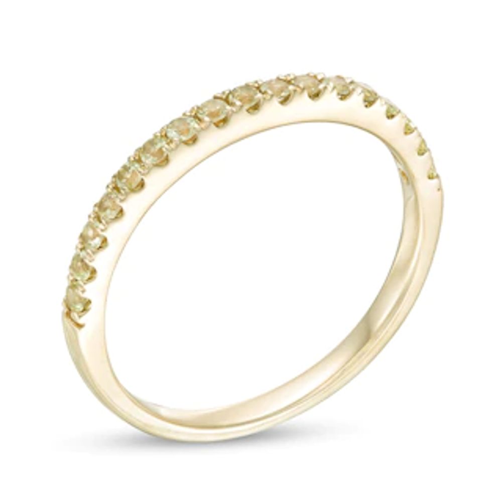 Peridot Petite Stackable Band in 10K Gold - Size 7|Peoples Jewellers