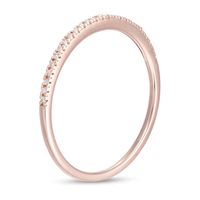 0.05 CT. T.W. Diamond Stackable Anniversary Band in 10K Rose Gold|Peoples Jewellers