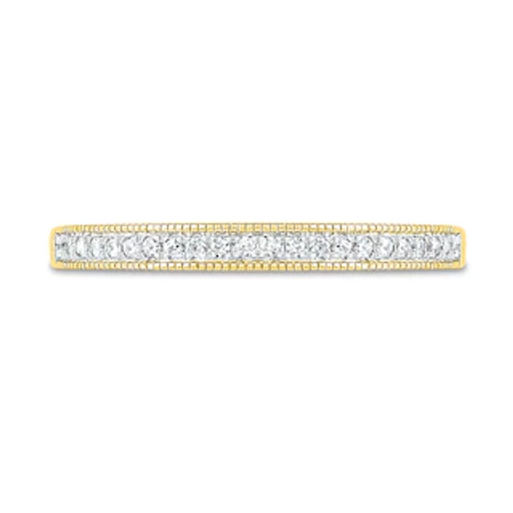 0.69 CT. T.W. Diamond Scallop Edge Frame Vintage-Style Bridal Set in 10K Gold|Peoples Jewellers