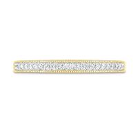 0.69 CT. T.W. Diamond Scallop Edge Frame Vintage-Style Bridal Set in 10K Gold|Peoples Jewellers