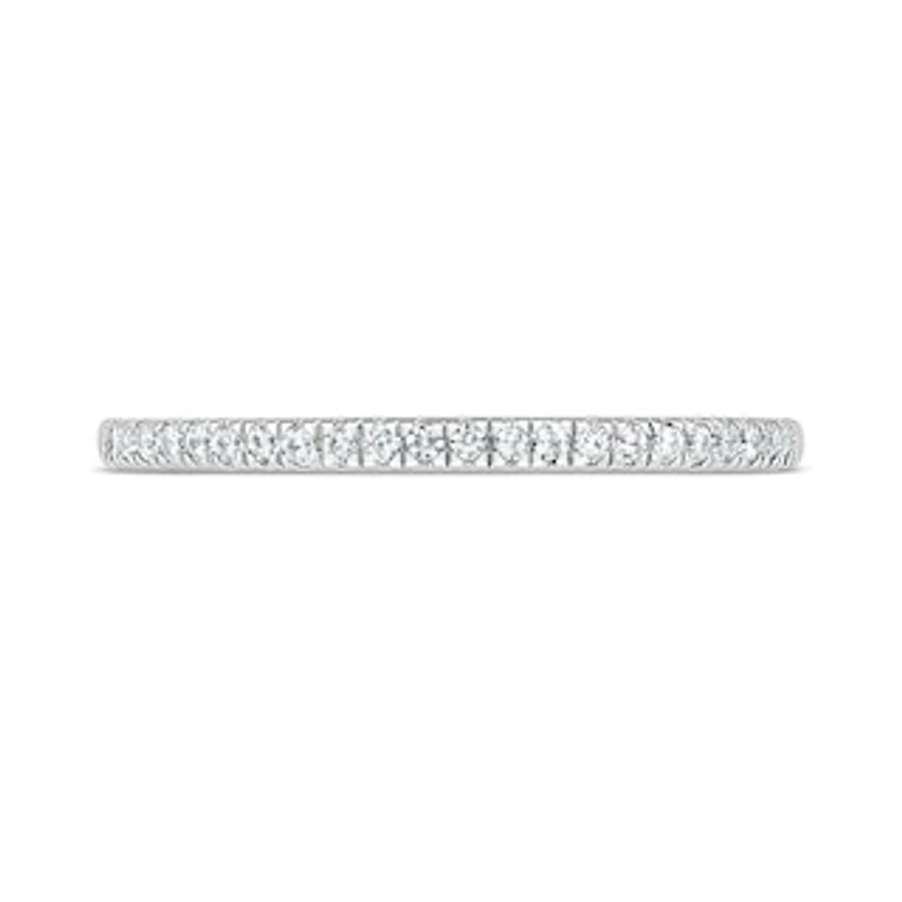 0.69 CT. T.W. Princess-Cut Diamond Tilted Frame Vintage-Style Bridal Set in 10K White Gold|Peoples Jewellers