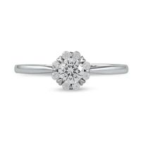 0.50 CT. T.W. Diamond Frame Engagement Ring in 10K Gold (J/I3)|Peoples Jewellers