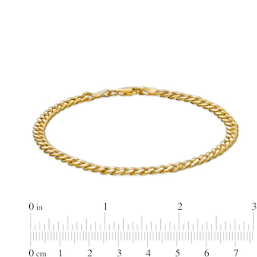 4.6mm Curb Chain Bracelet and Necklace Set in Hollow 10K Gold|Peoples Jewellers