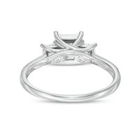 0.50 CT. T.W. Princess-Cut Diamond Past Present Future® Engagement Ring in 10K White Gold|Peoples Jewellers