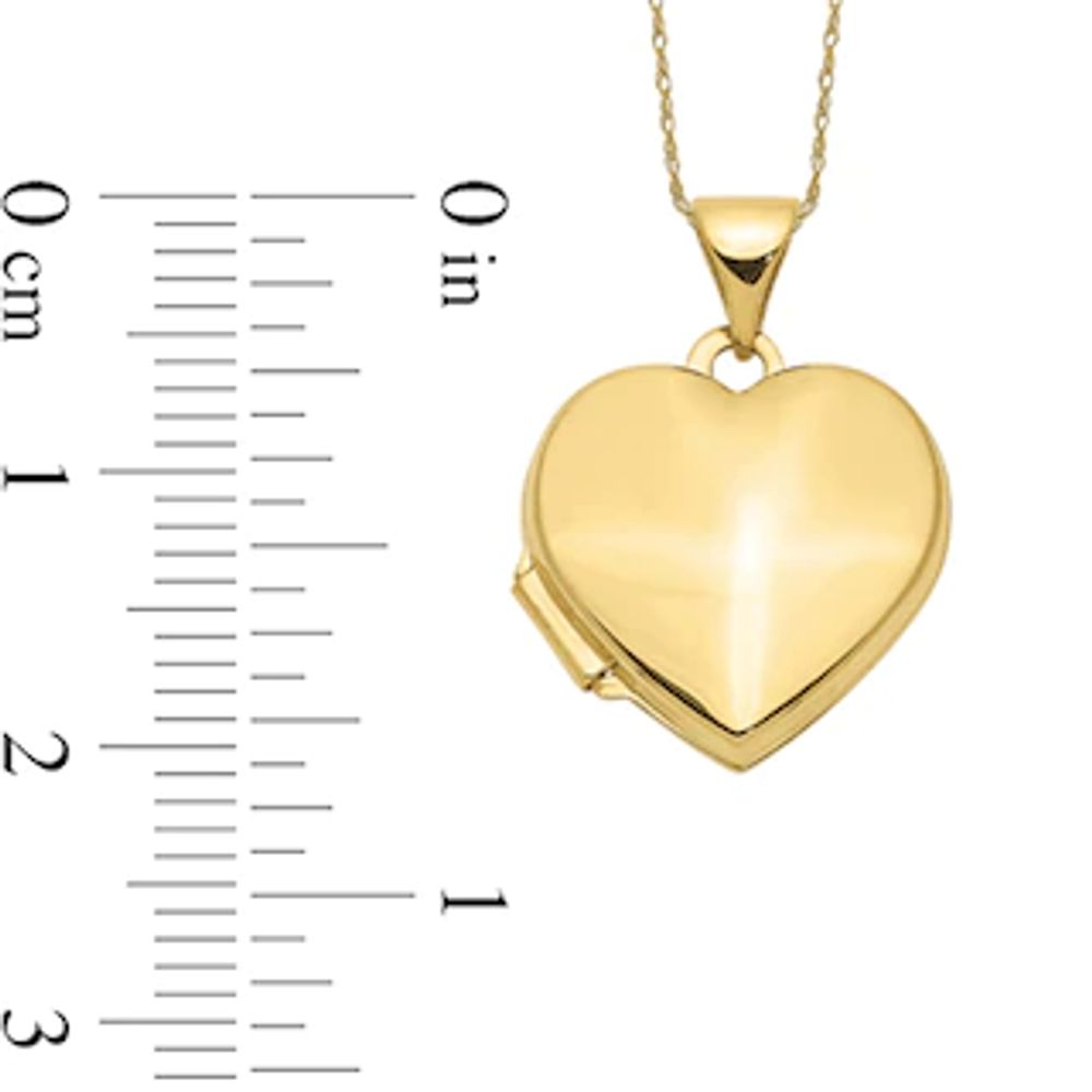 Heart Locket in 10K Gold|Peoples Jewellers