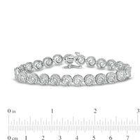 2.01 CT. T.W. Diamond Swirl Bracelet in 10K Gold – 7.25"|Peoples Jewellers