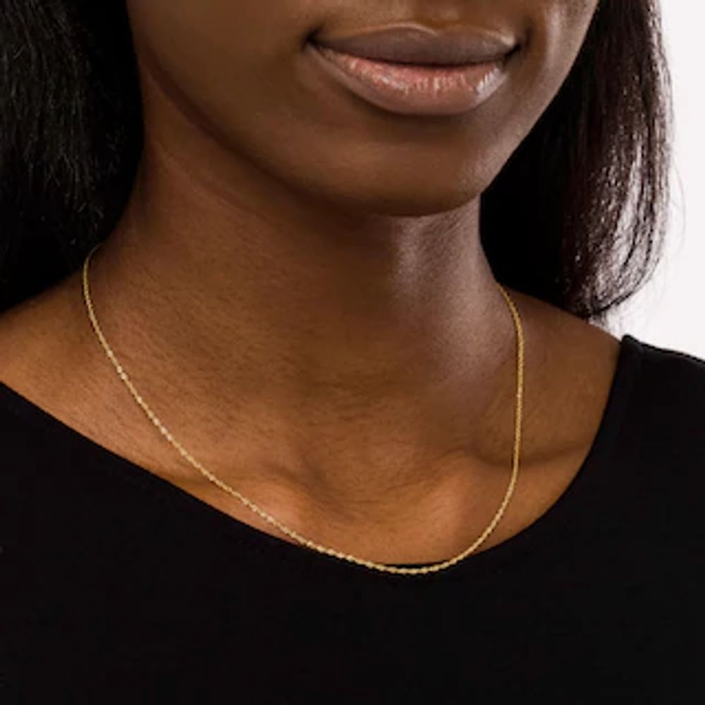 1.15mm Perfectina Chain Necklace in Solid 14K Gold - 18"|Peoples Jewellers