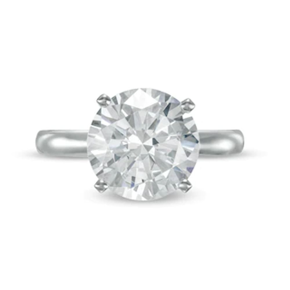 4.00 CT. Certified Diamond Solitaire Engagement Ring in 14K White Gold (I/I1)|Peoples Jewellers