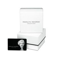 Marilyn Monroe™ Collection 0.50 CT. T.W. Baguette Diamond Circle Necklace in 10K White Gold|Peoples Jewellers