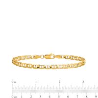 3.75mm Mariner Chain Anklet in Solid 14K Gold - 10"|Peoples Jewellers