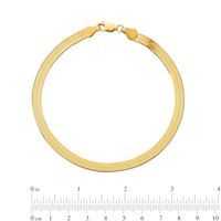 4.0mm Herringbone Chain Bracelet in Solid 14K Gold - 7"|Peoples Jewellers