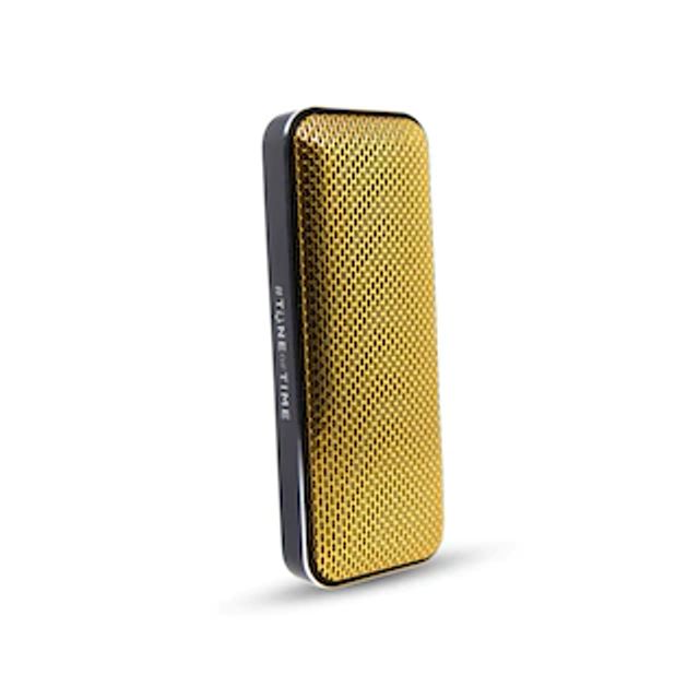 Peoples Jewellers Bulova Tune of Time Gold-Tone Bluetooth Speaker (Model:  9D726), Peoples Jewellers