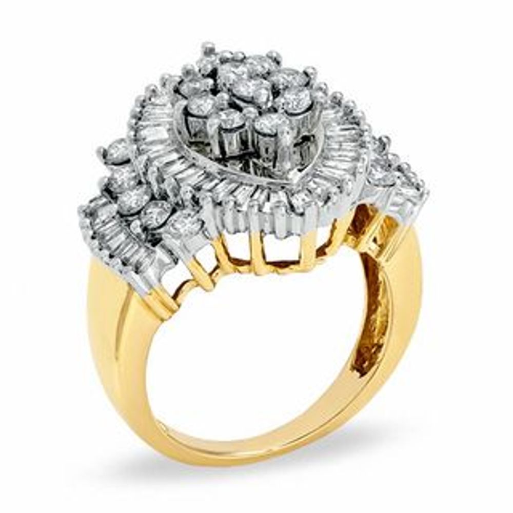 Previously Owned - 1.95 CT. T.W. Diamond Crown Ring in 10K Gold|Peoples Jewellers