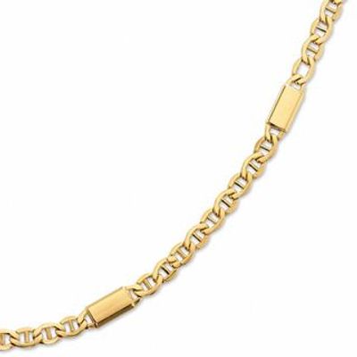 Men's 10.3mm Mariner Link Chain Bracelet in 10K Gold - 9