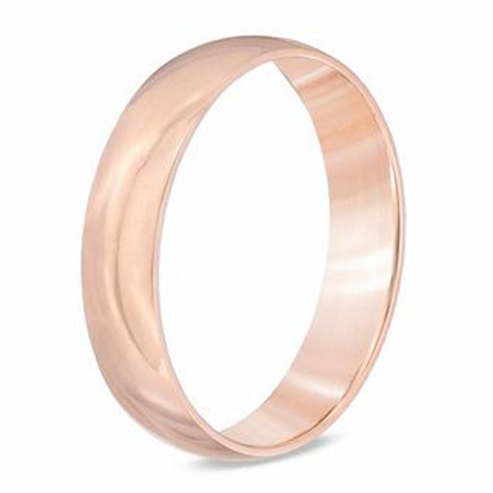 Previously Owned - Men's 5.0mm Wedding Band in 10K Rose Gold|Peoples Jewellers