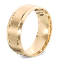 Previously Owned - Men's 8.0mm Comfort Fit Wedding Band in 14K Gold|Peoples Jewellers