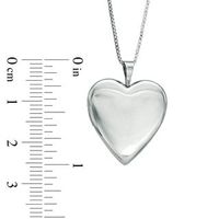 Previously Owned - Heart-Shaped Locket in Sterling Silver|Peoples Jewellers