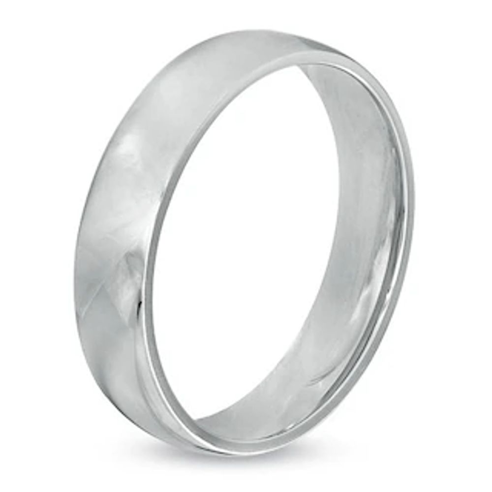 Previously Owned - Men's 5.0mm Comfort Fit Wedding Band in Platinum|Peoples Jewellers