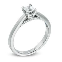 Previously Owned - 0.50 CT. T.W. Princess-Cut Diamond Ring in 14K White Gold|Peoples Jewellers