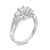 Previously Owned - 0.75 CT. T.W. Princess-Cut Diamond Engagement Ring in 14K White Gold|Peoples Jewellers