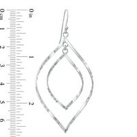 Previously Owned - Double Flame Drop Earrings in Sterling Silver|Peoples Jewellers