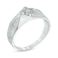 Previously Owned - Men's Diamond Accent Ring in Sterling Silver|Peoples Jewellers