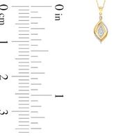 Previously Owned - Unstoppable Love™  0.25 CT. T.W. Diamond Infinity Flame Pendant in 10K Two-Tone Gold|Peoples Jewellers