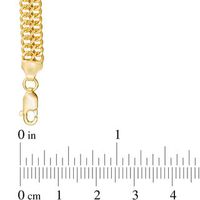 Previously Owned - Made in Italy 6.0mm Double Row Curb Chain Bracelet in 14K Gold - 7.5"|Peoples Jewellers