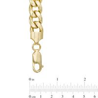 Previously Owned - Men's 7.8mm Curb Chain Bracelet in 10K Gold - 8.5"|Peoples Jewellers