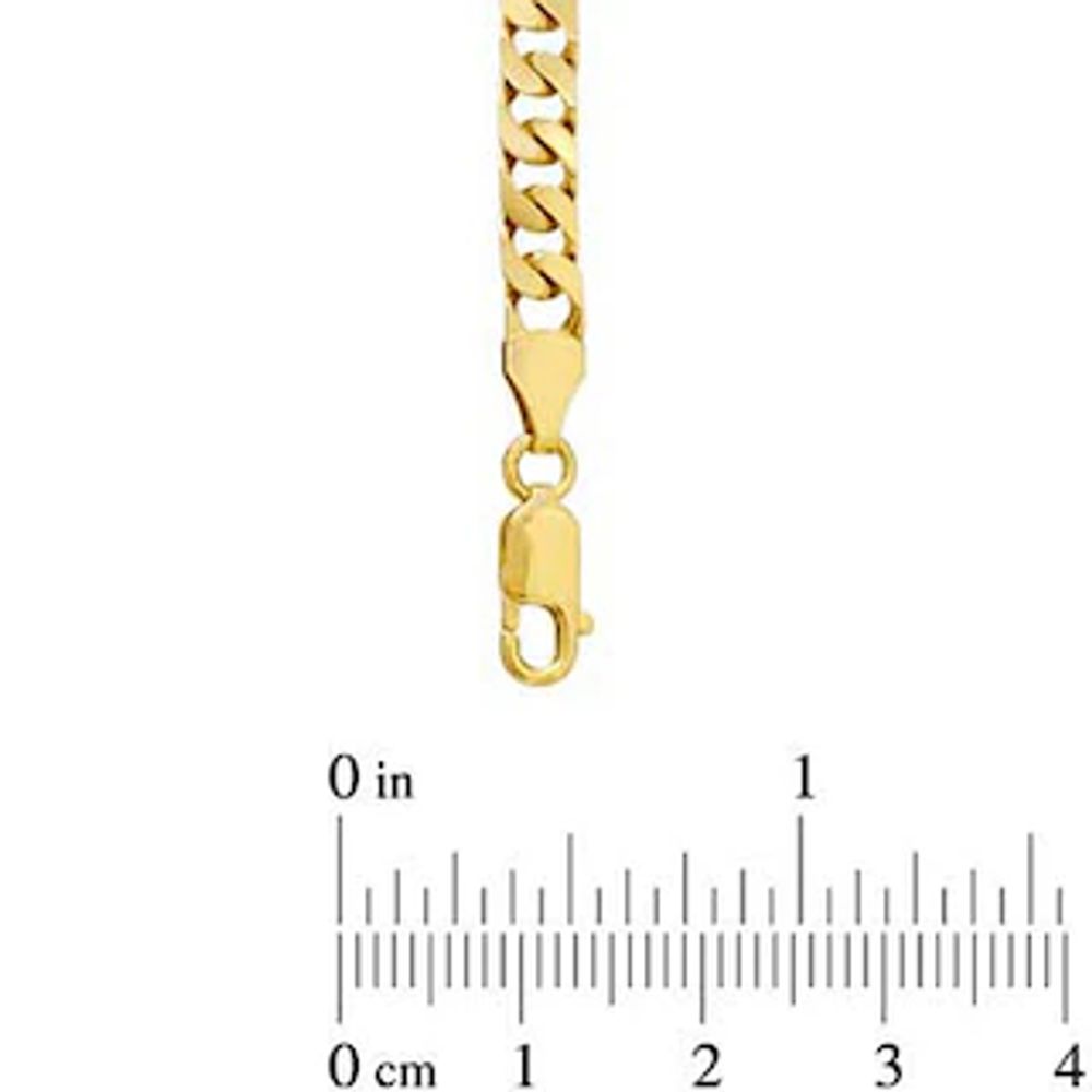 Previously Owned - Men's Square Link Chain Necklace in Solid 10K Gold - 22"|Peoples Jewellers