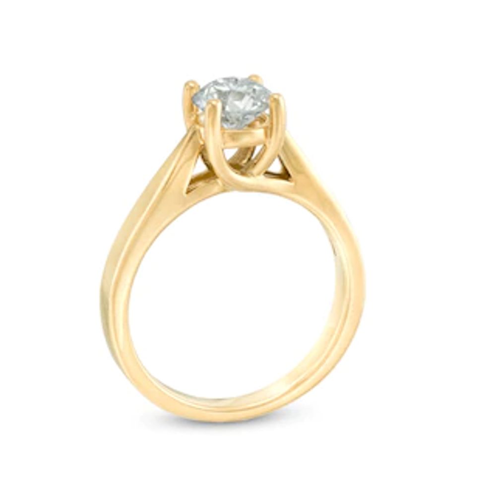 Previously Owned -  1.00 CT. Diamond Solitaire Engagement Ring in 14K Gold|Peoples Jewellers
