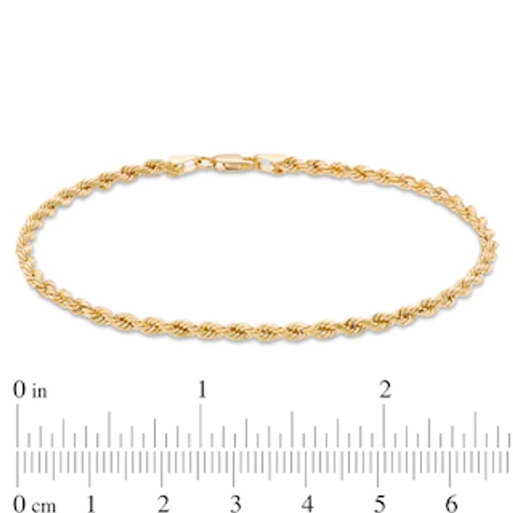 Previously Owned - 3.0mm Rope Chain Necklace and Bracelet Set in 14K Gold - 22"|Peoples Jewellers