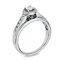 Previously Owned - 0.50 CT. T.W. Diamond Engagement Ring in 14K White Gold (I/I1)|Peoples Jewellers