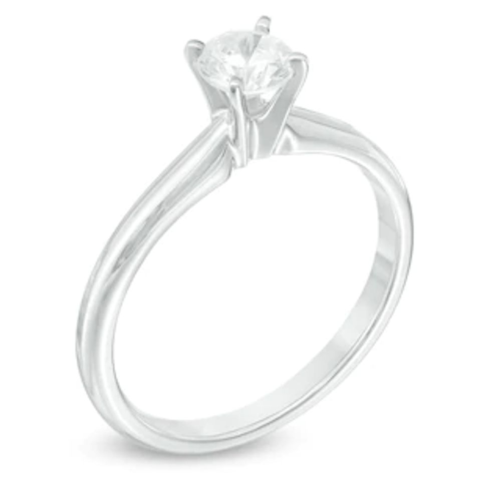 Previously Owned - 0.50 CT. Diamond Solitaire Engagement Ring in 14K White Gold (J/I3)|Peoples Jewellers