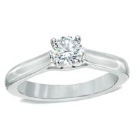 Previously Owned - Celebration  Fire™ 0.50 CT. Diamond Engagement Ring in 14K White Gold (H-I/SI1-SI2)|Peoples Jewellers