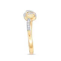 Previously Owned - Interwoven™ 0.10 CT. T.W. Diamond Ring in 10K Gold|Peoples Jewellers