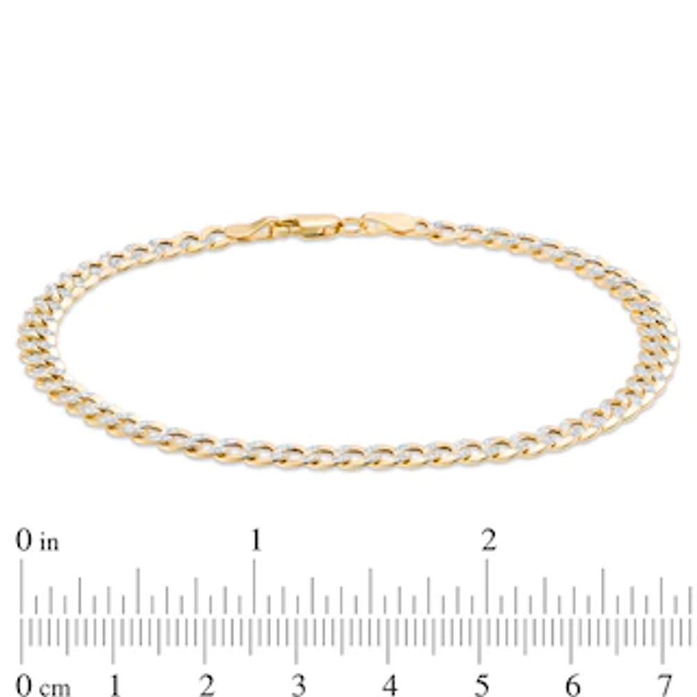 Previously Owned - Men's 4.7mm Curb Chain Bracelet in 14K Gold - 8.25"|Peoples Jewellers