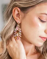 Vibrant Crystal Earrings