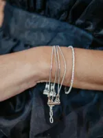 Rhinestone Layered Bracelets