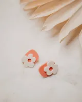 Abstract Flower Earrings