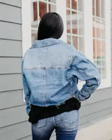 Phoebe Cropped Denim Jacket