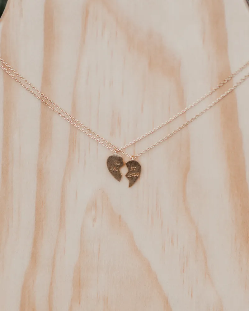 Bestfriends Heart Necklace