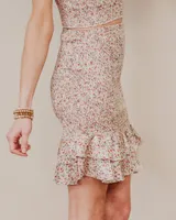 Riley Floral Smocked Skirt