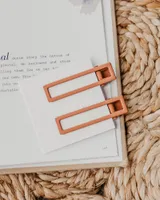 Rectangle Hair Clip Set