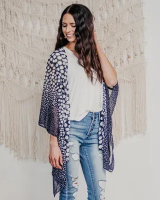 Kendra Polka Dot Kimono