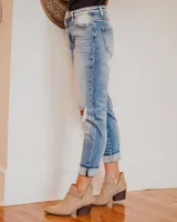 Vera Distressed Cuffed Jeans