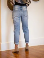 Vera Distressed Cuffed Jeans