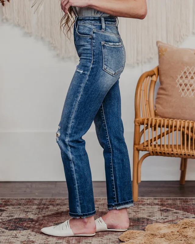 Kan Can Erica Super High Rise Straight Jeans – Rose & Remington